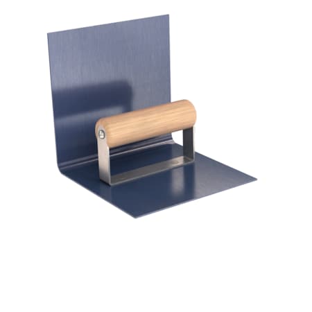 Bon Tool Step Tool, Inside Blue Steel 6" X 6", 3/8" Radius 6" Lip Wood Handle 82-230